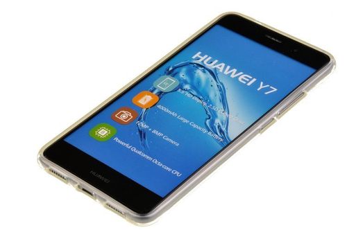 Etui silikonowe Pudding do Huawei Y7 2017 biały na Arena.pl