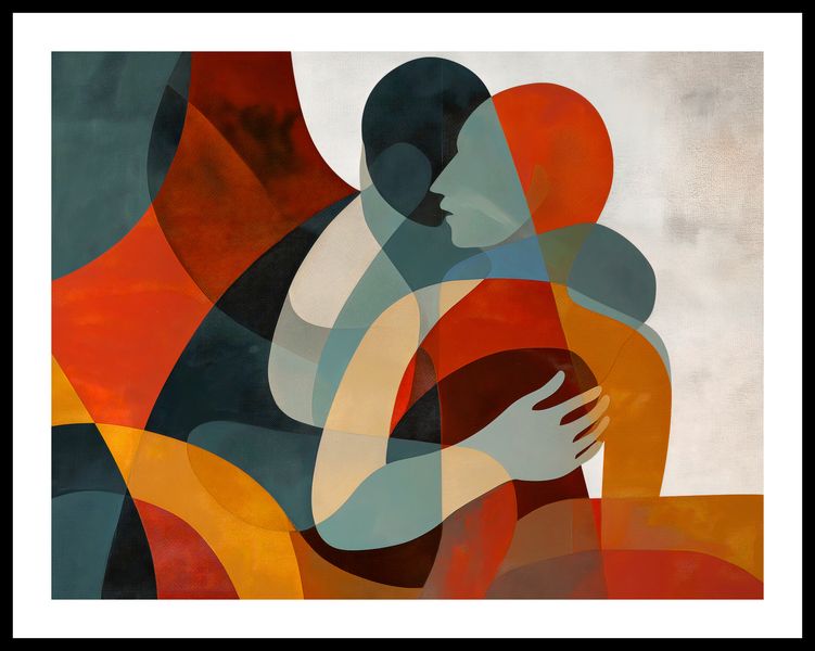 Plakat 65x50cm Objęcia zdjęcie 3