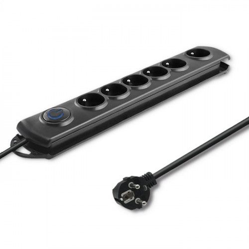 LISTWA ANTYPRZEPIĘCIOWA 6 GNIAZD 3M CZARNA zdjęcie 2