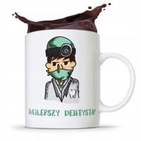 Kubek Prezent Dla Dentysty Najlepszy Dentysta Z Nadrukiem Ze Zdjęciem