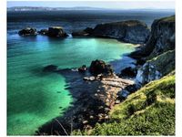 40X50CM CARRICK-A-REDE WIDOK LINIĘ BRZEGOWĄ OBRAZ