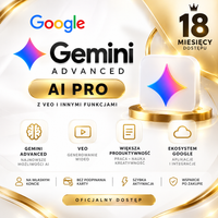 Gemini Advanced Google AI Pro 18 Miesięcy + Veo | Aktywacja Linkiem | konto