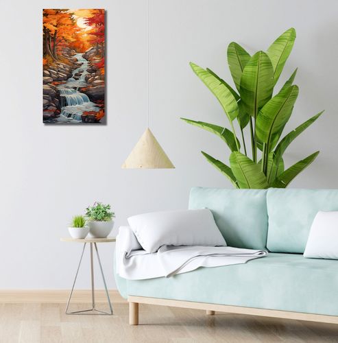 Obraz 30x60cm Jesienne Wodospady na Arena.pl