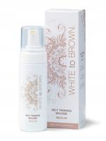 Whitetobrown samoopalacz pianka MEDIUM + rękawica