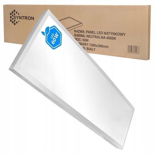 Panel LED Sufitowy 60W NATYNKOWY 120 x 30cm Plafon na Arena.pl