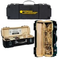 Skrzynka na butelkę NIEZBĘNIK Antywirusowy prezent dla farmaceuty