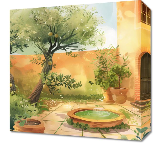 Obraz 40x40cm Słoneczny Dzień zdjęcie 1