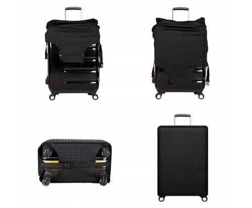 Pokrowiec Na Walizkę Podróżną Ochronny Etui Rozmiar M Bagaż 62x43x27cm na Arena.pl