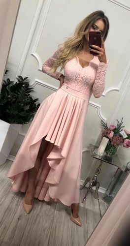 Sukienka Lora - puder S (36) na Arena.pl