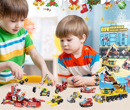 KALENDARZ ADWENTOWY DLA DZIECI KLOCKI STRAŻ POŻARNA POJAZDY PREZENT MIKOŁAJ na Arena.pl