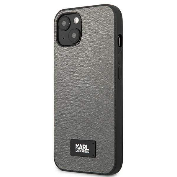 Etui Karl Lagerfeld do iPhone 13 mini, Srebrny zdjęcie 2
