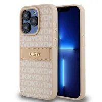 dkny dkhcp15lprthslp iphone 15 pro6.1 różowy/pink hardcase leather