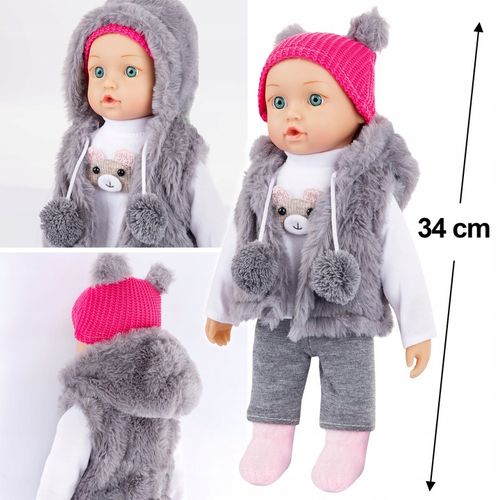 LALKA INTERAKTYWNA BOBAS KINDERPLAY MÓWI ŚMIEJE SIĘ PŁACZE UBRANKA na Arena.pl