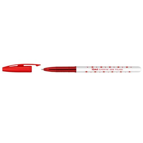 DŁUGOPIS SUPERFINE SUPER-FINE  059 TOMA CZERWONY 5901133059116 na Arena.pl