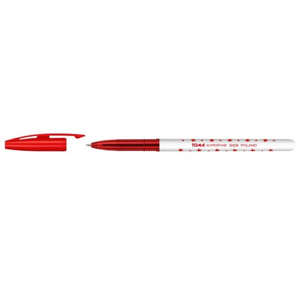 DŁUGOPIS SUPERFINE SUPER-FINE  059 TOMA CZERWONY 5901133059116 zdjęcie 2