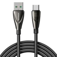 kabel przewód w oplocie pioneer series usb-a - usb-c 100w 1.2m czarny