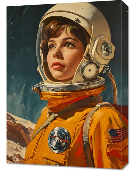 Obraz 50x70cm Pionierka Kosmosu zdjęcie 1
