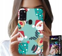 ETUI DO SAMSUNG GALAXY A21s - MIKOŁAJ, RENIFER BAŁWAN ŚWIĄTECZNE WZORY