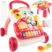 CHODZIK PCHACZ EDUKACYJNY DOMEK PIANINKO 4W1 GRA STOLIK EDUKACYJNY TELEFON