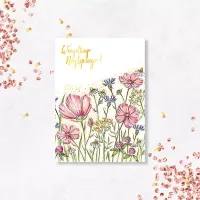 Karnet B6 Kwiaty Polne