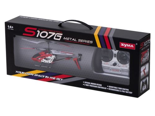 Helikopter RC SYMA S107G czerwony na Arena.pl