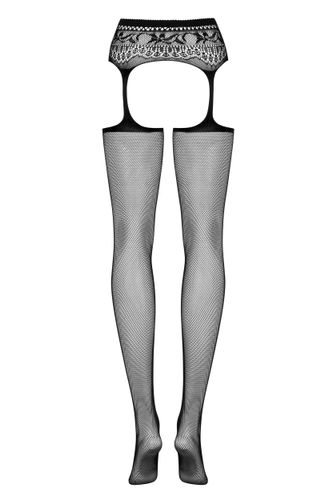 pończochy garter stockings s307 black xl/xxl obsessive na Arena.pl