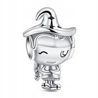 Zawieszka SREBRO 925 Charms Koralik Czarodziejka