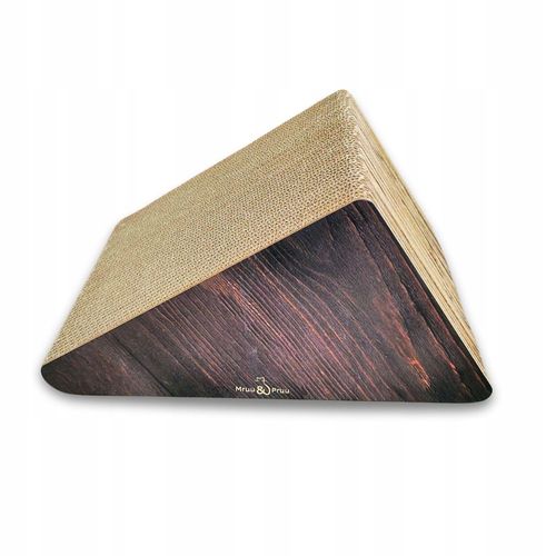 Drapak dla kota TRÓJKĄT | brązowy | 46 x 39 x 27 x 30 cm | Mruu&Pruu na Arena.pl