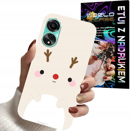 ETUI CASE DO OPPO A78 4G - ŚWIĄTECZNE WZORY RENIFER MIKOŁAJ ŚWIĘTA na Arena.pl