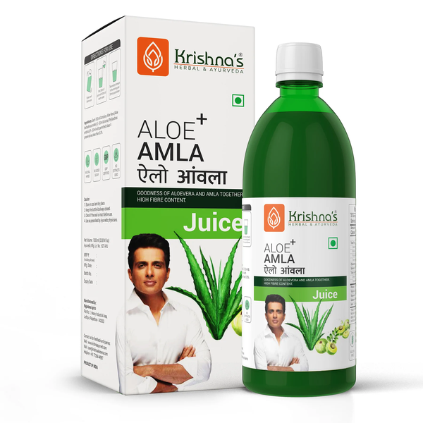 Sok Aloes+Amla Krishna's 500ml zdjęcie 1