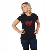 Koszulka z nadrukiem PREZENT HAPPY VALENTINE'S DAY