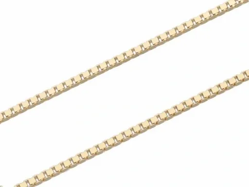 Złoty łańcuszek 585 splot kostka 50cm chrzest 1,84 Komunia Św pamiątka 14K zdjęcie 2