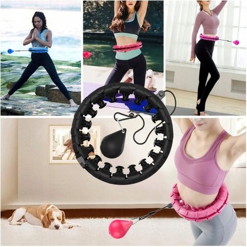 HULA HOP ODCHUDZAJĄCE Z OBCIĄŻENIEM OBCIĄŻNIKIEM SMART WYPUSTAKAMI HULAHOP na Arena.pl