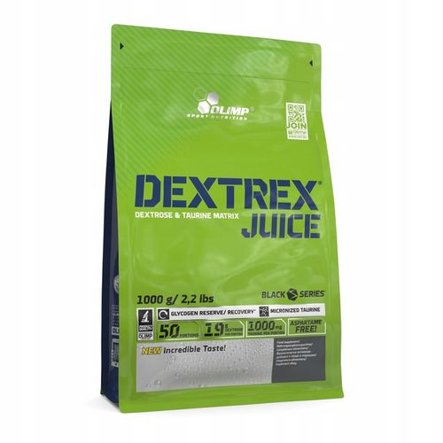 Olimp Dextrex Juice 1000g DEKSTROZA WITAMINY TAURYNA WĘGLOWODANY JABŁKO na Arena.pl