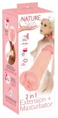 nature skin 2w1 model intymny tpe 22,1 cm elastyczny naturalny