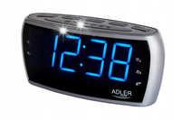 RADIOBUDZIK AM/FM Z WYŚWIETLACZEM LED 230V 2 ALARMY FUNKCJA DRZEMKI AD1121