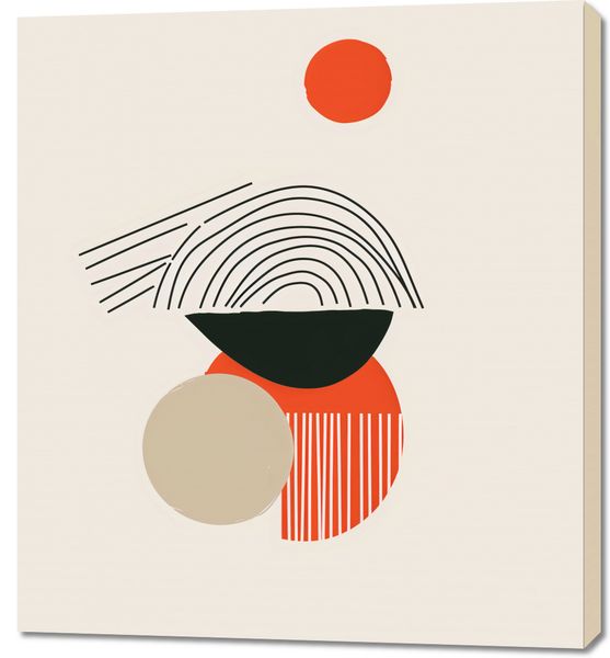 Obraz 90x100cm Centralne Słońce zdjęcie 1