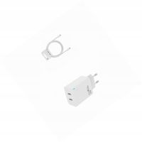 Ładowarka sieciowa GaN 45W dwa USB-C z kabelem do iPhone 15 Pro Max