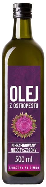 Olej z Ostropestu 500ml - VITAFARM zdjęcie 1