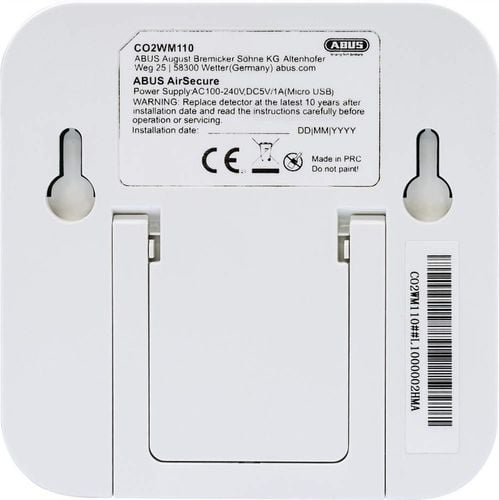 ABUS Monitor dwutlenku węgla CO2 miernik jakości powietrza AirSecure na Arena.pl