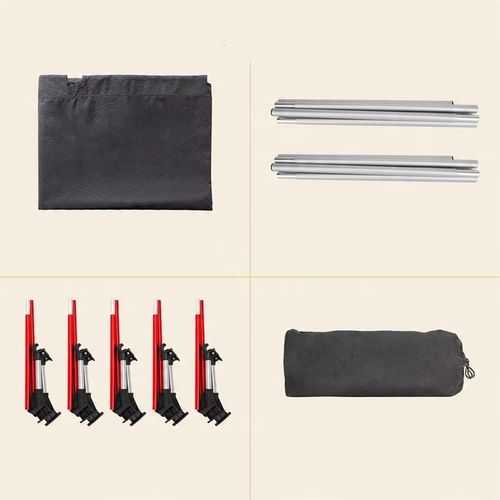 ŁÓŻKO TURYSTYCZNE POLOWE LEŻAK SKŁADANE DUŻE WYGODNE Z TORBĄ - LEKKIE na Arena.pl