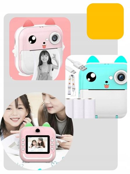 MINI DRUKARKA DRUKUŚ 2.0 APARAT NATYCHMIASTOWY TERMICZNA ZDJĘCIA + 13 ROLEK zdjęcie 3