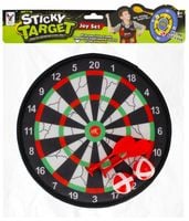 tarcza z rzutkami piłkami na rzep 27cm dart mega creative