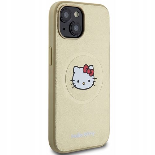 ETUI DO IPHONE 15 / 14 / 13 HELLO KITTY HARDCASE LEATHER KITTY HEAD na Arena.pl