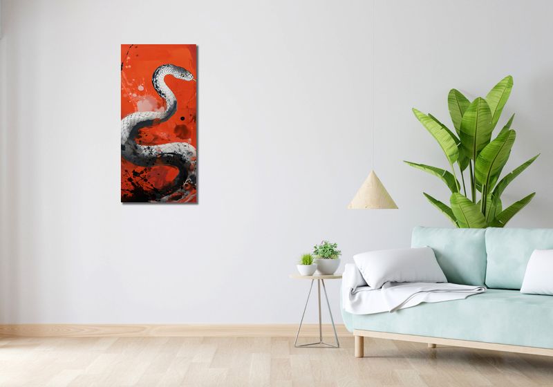 Obraz 40x90cm Smoczy Oddech Węża zdjęcie 2