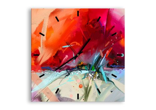 Zegar Ścienny - Kompozycja Dynamika - 40X40 Cm - C3Ac40X40-4036 na Arena.pl