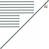 TYCZKA PODPÓRKA ROŚLIN STALOWA POWLEKANA 90cm 10sz