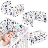 Ochraniacz do łóżeczka dla dziecka, ochrona na boki łóżeczka 190x30cm R2