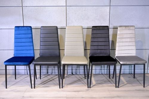 Krzesło VALVA VELVET BLUE na Arena.pl