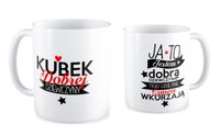 Kubek dla niej Kubek dobrej dziewczyny - 330 ml - biały